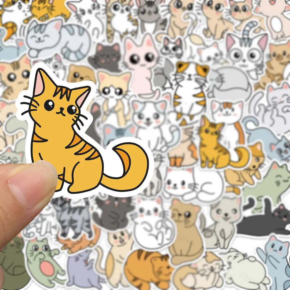 100pcs Cute Animal Cats Cartoon Stickers Aesthetic Decals DIY Scrapbooking Phone Case Luggage Kawaii Kids Sticker Toys Gift
100pcs Cute Animal Cats Cartoon Stickers Aesthetic Decals DIY Scrapbooking Phone Case Luggage Kawaii Kids Sticker Toys Gift