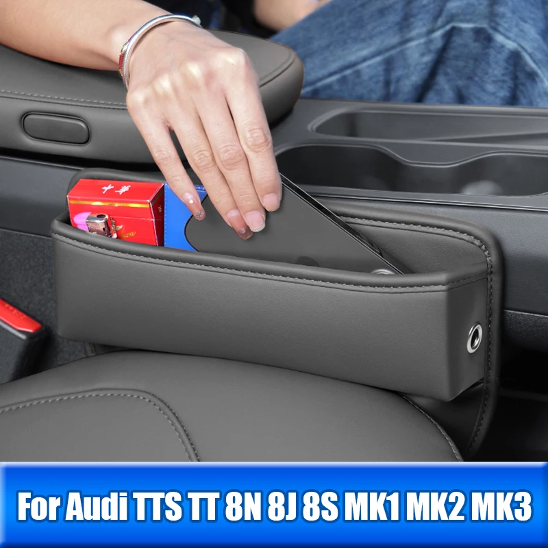 Car Seat Crevice Storage Box Pocket For Audi TT 8N 8J 8S MK1 MK2 MK3 TTS E-tron Etron Quattro Phone Holder Accessories
Car Seat Crevice Storage Box Pocket For Audi TT 8N 8J 8S MK1 MK2 MK3 TTS E-tron Etron Quattro Phone Holder Accessories