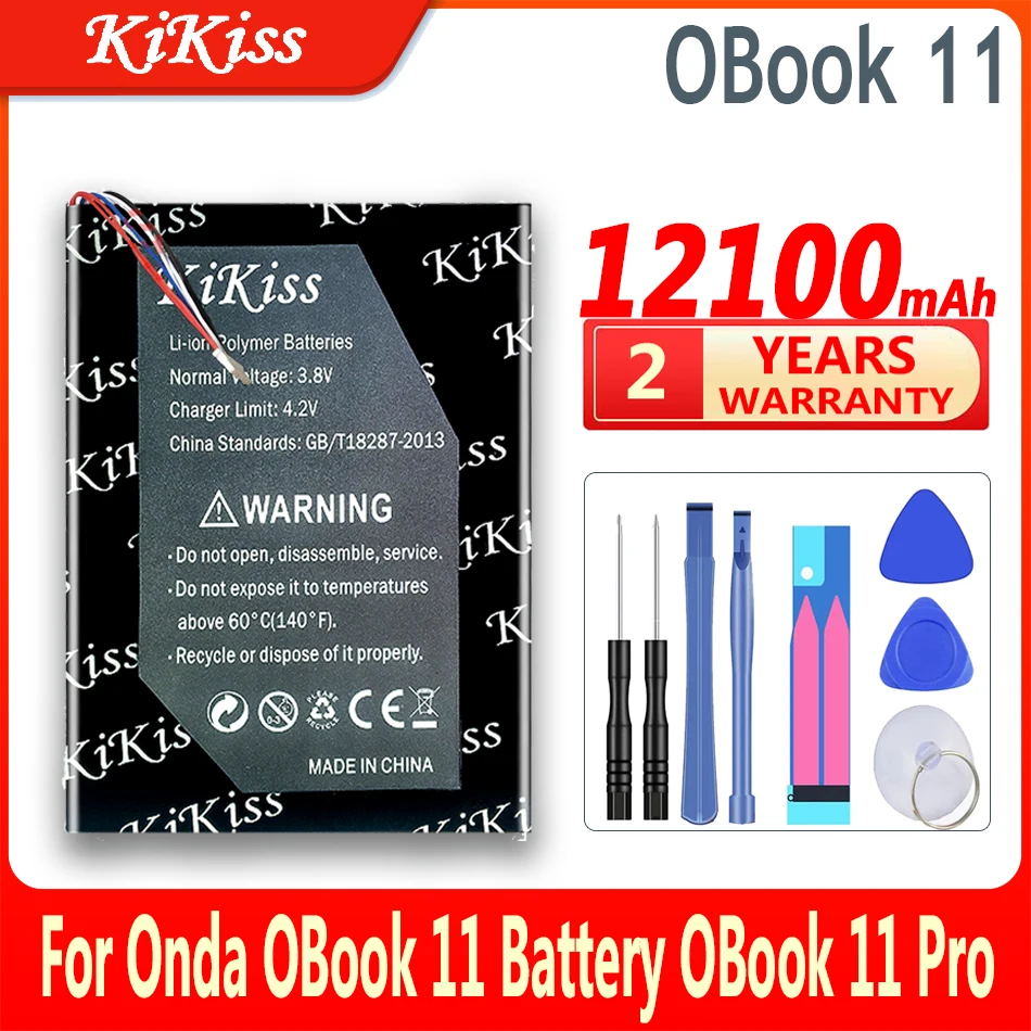 

12100mAh KiKiss 100% New Battery OBook11 For Onda OBook 11 Battery OBook 11 Pro/11 Plus OBook11 Pro OBoo11 Plus Laptop Batteries