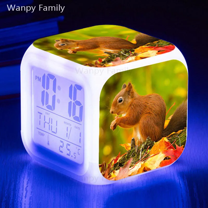 2022 New Children's Toy Squirrel Color Glowing LED Digital Alarm Clock Touch Sensing Night Light Electronic Watches Reloj
2022 New Children's Toy Squirrel Color Glowing LED Digital Alarm Clock Touch Sensing Night Light Electronic Watches Reloj