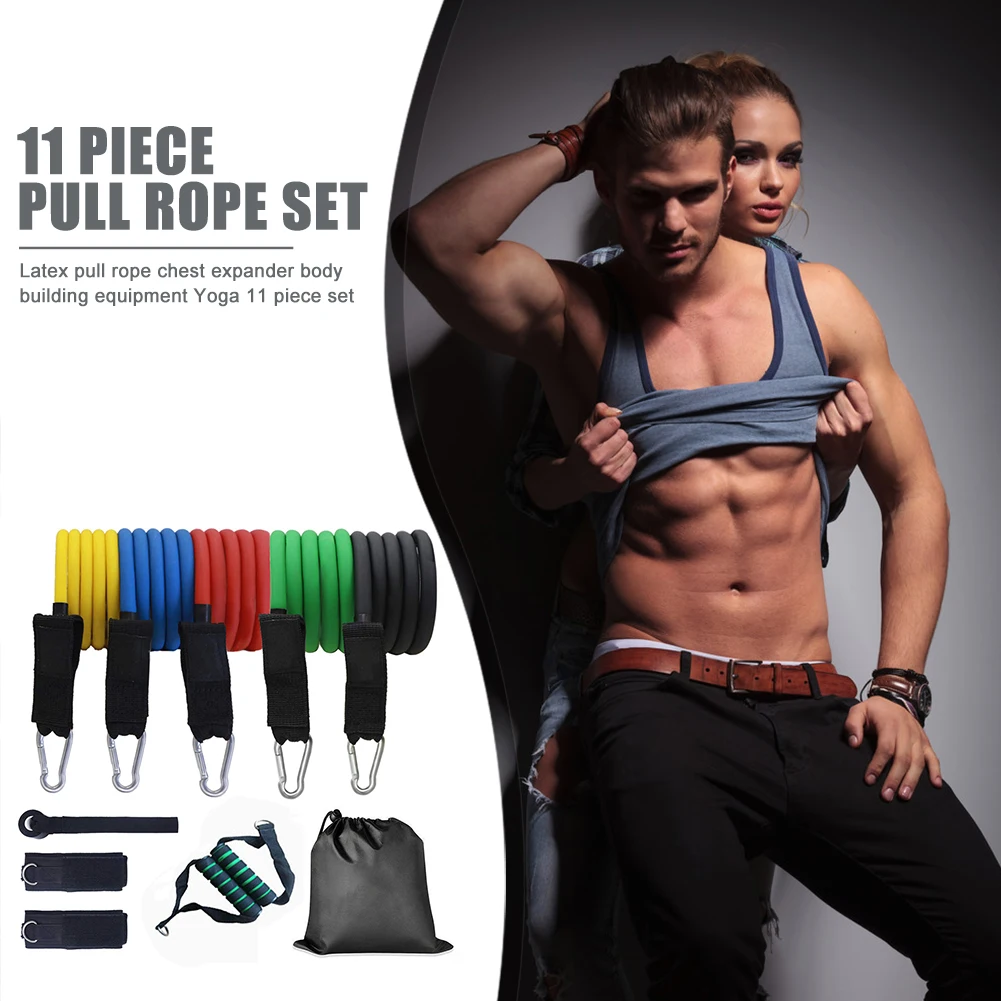 11pcs Yoga Resistance Band Elastic Pull Rope Home Body Building Sports Equipment for Fitness Enthusiasts
11pcs Yoga Resistance Band Elastic Pull Rope Home Body Building Sports Equipment for Fitness Enthusiasts