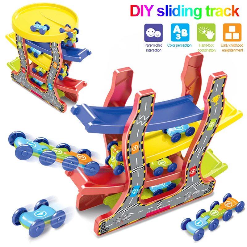 DIY Track Scooter Parking Lot Model Railway Magical Luminous Flexible Track Car Toy Slide
DIY Track Scooter Parking Lot Model Railway Magical Luminous Flexible Track Car Toy Slide
