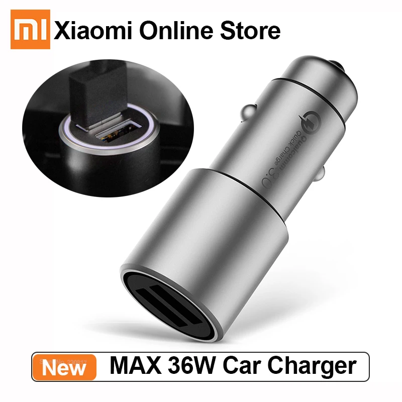 Xiaomi Car Charger MAX 36W QC3.0 Fast Charging Dual USB-A Ports For Mobile Phone Tablet Switch Mi Car Charger
Xiaomi Car Charger MAX 36W QC3.0 Fast Charging Dual USB-A Ports For Mobile Phone Tablet Switch Mi Car Charger