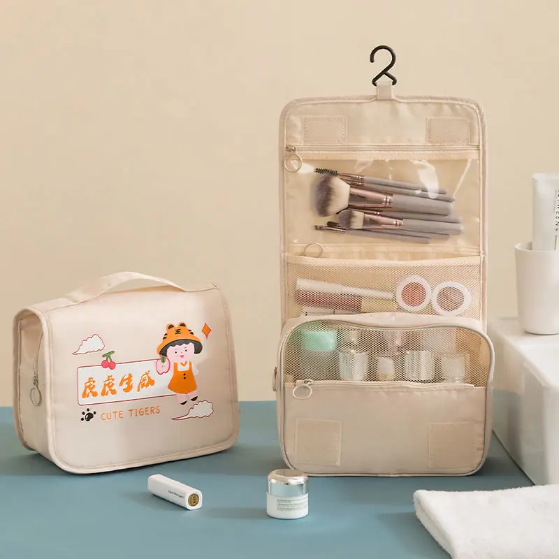 Portable Cosmetic Bag with Handle Deisign Large Capacity Cartoon Rectangle Storage Box
Portable Cosmetic Bag with Handle Deisign Large Capacity Cartoon Rectangle Storage Box