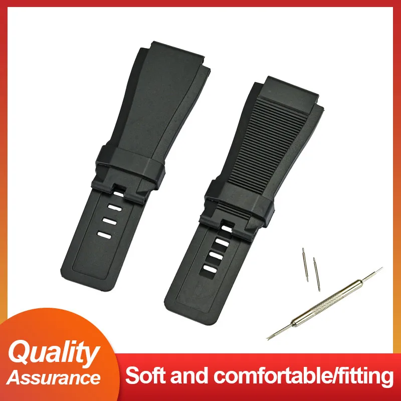 33cm Soft Rubber Watch Strap Pin Buckle Accessories Replacement for Bell Ross BR01 BR03 Watch Strap
33cm Soft Rubber Watch Strap Pin Buckle Accessories Replacement for Bell Ross BR01 BR03 Watch Strap