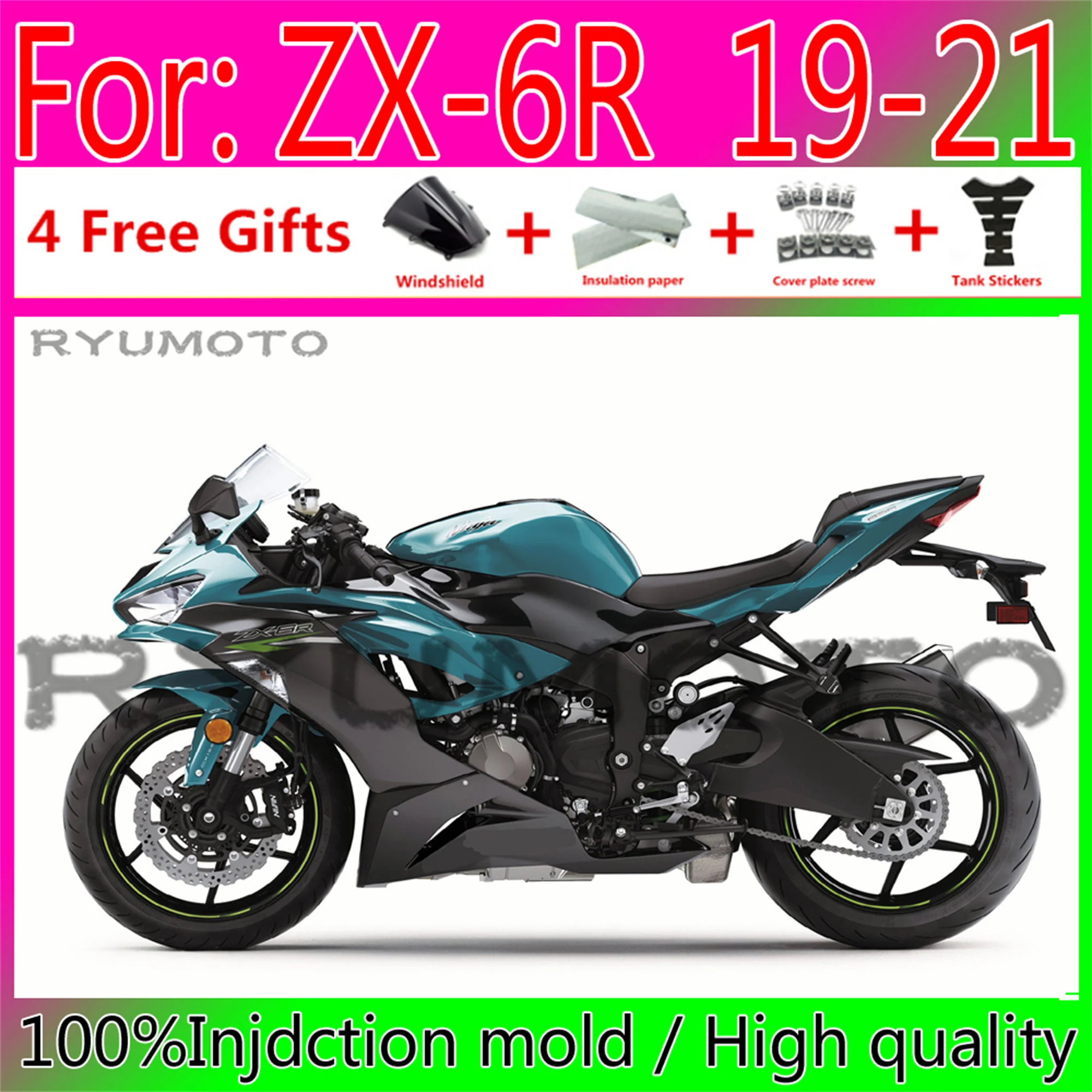 Новый комплект обтекателей для мотоцикла ABS для Kawasaki Ninja ZX-6R 636 ZX6R 2019 2020 2021 19 20 21 6r обтекатель
Новый комплект обтекателей для мотоцикла ABS для Kawasaki Ninja ZX-6R 636 ZX6R 2019 2020 2021 19 20 21 6r обтекатель