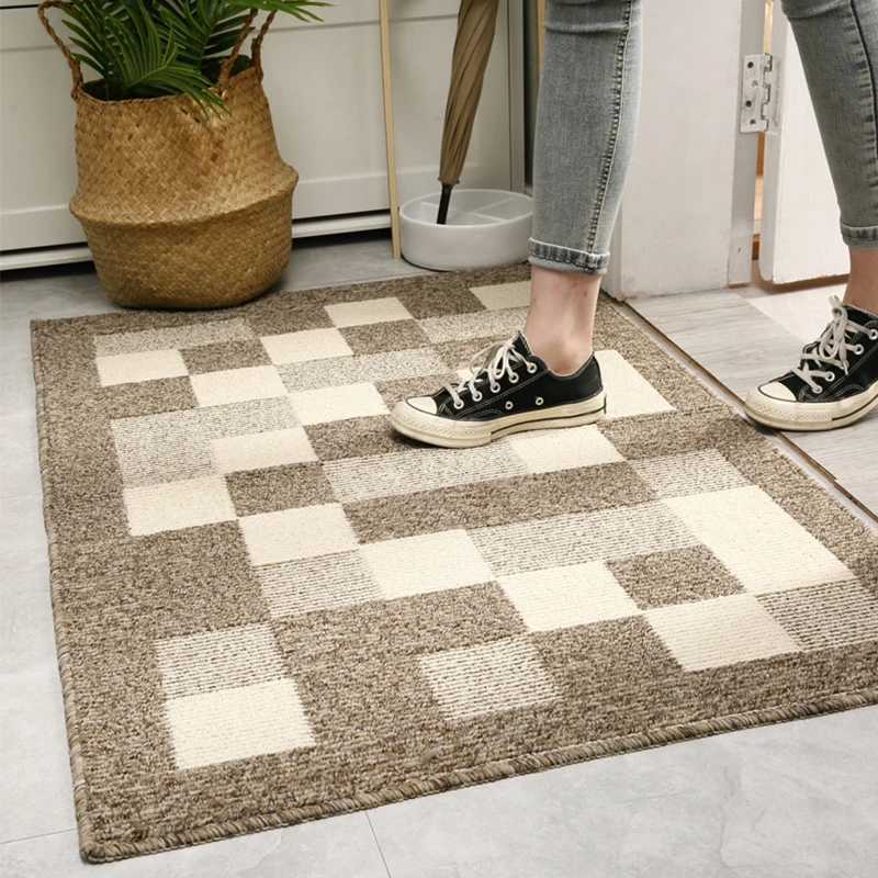 4 Sizes Plaid Living Room Bedroom Room Floor Mat Polypropylene Entrance Door Mat Thickened Soft Feet Mat Home Decor Bathroom Mat
4 Sizes Plaid Living Room Bedroom Room Floor Mat Polypropylene Entrance Door Mat Thickened Soft Feet Mat Home Decor Bathroom Mat