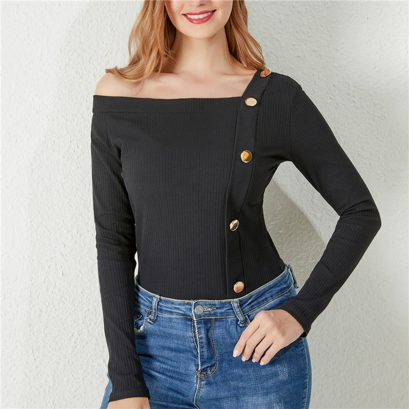 Women V-Neck Knitwear T-shirt Spring Long Sleeve Ribbed Knitted Top Spring Autumn Slim Elegant Pullover Button Sweaters
Women V-Neck Knitwear T-shirt Spring Long Sleeve Ribbed Knitted Top Spring Autumn Slim Elegant Pullover Button Sweaters