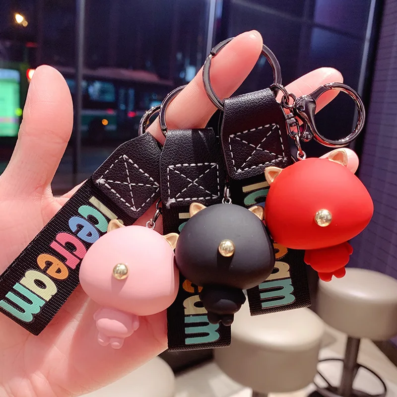 Cartoon Cat Keychain Kawaii Resin Big Head Doll Keyring Car Pendant Creative Cute Schoolbag Ornament
Cartoon Cat Keychain Kawaii Resin Big Head Doll Keyring Car Pendant Creative Cute Schoolbag Ornament