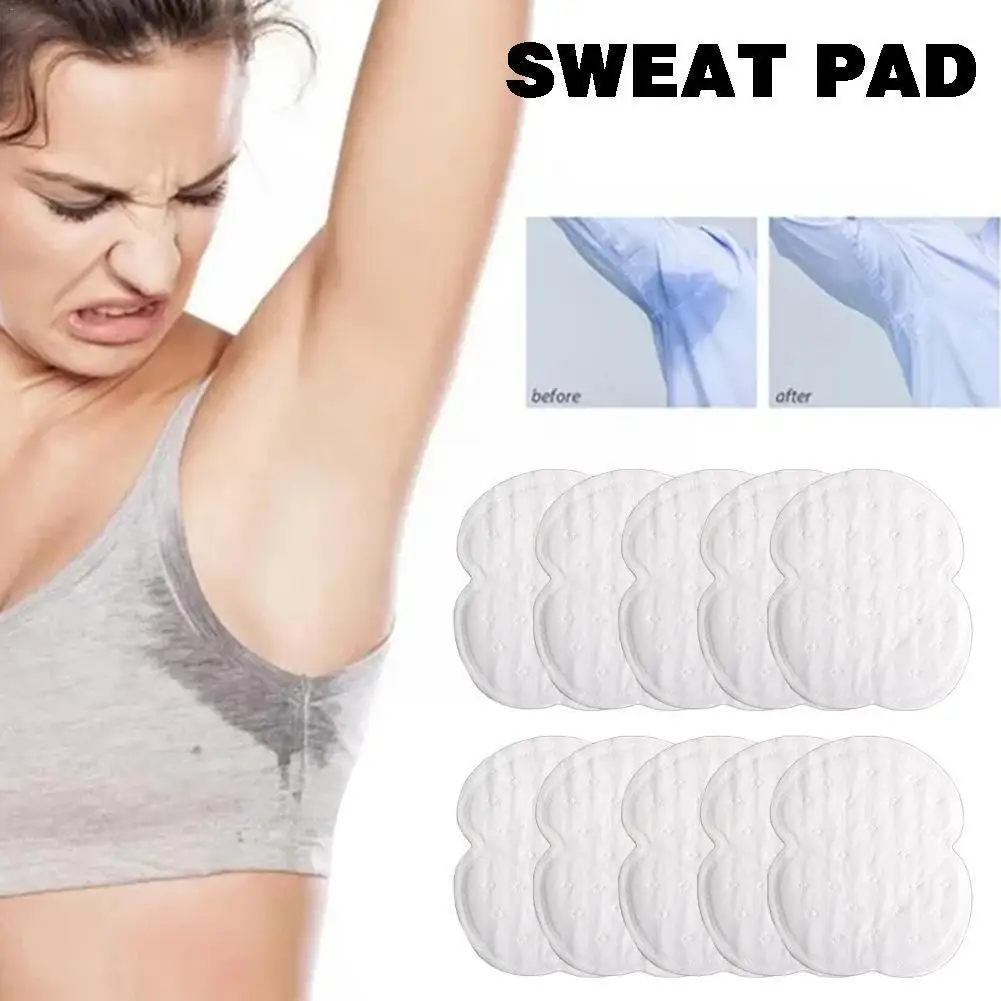 

30/40/50pcs Underarm Sweat Pads Armpit Absorbing Sweat Pad Deodorant Sweat Stickers Disposable Perspiration Linings Sweat A V1O9