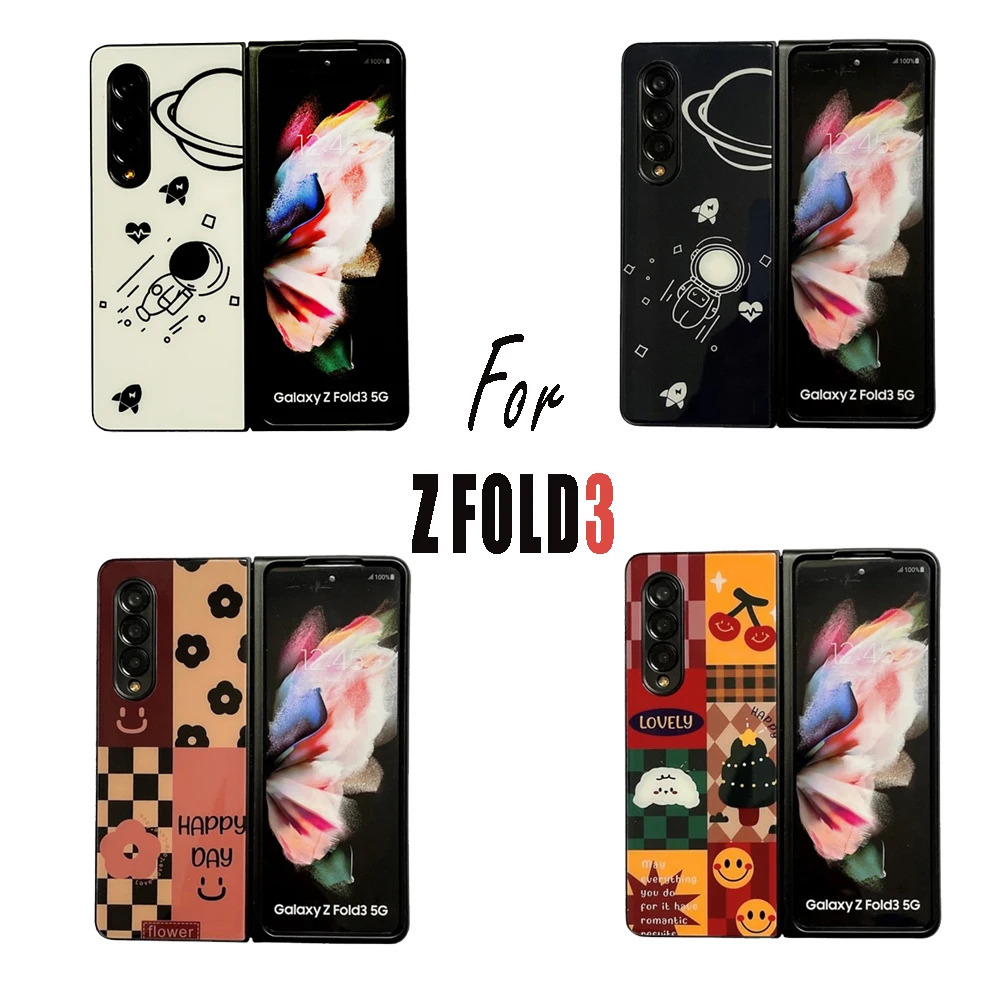 For Samsung Galaxy Z Fold3 Glass Astronaut Painted Couples Phone Case Fashion Designer Phone Case for Women and Men Zfold3 Shell
For Samsung Galaxy Z Fold3 Glass Astronaut Painted Couples Phone Case Fashion Designer Phone Case for Women and Men Zfold3 Shell
