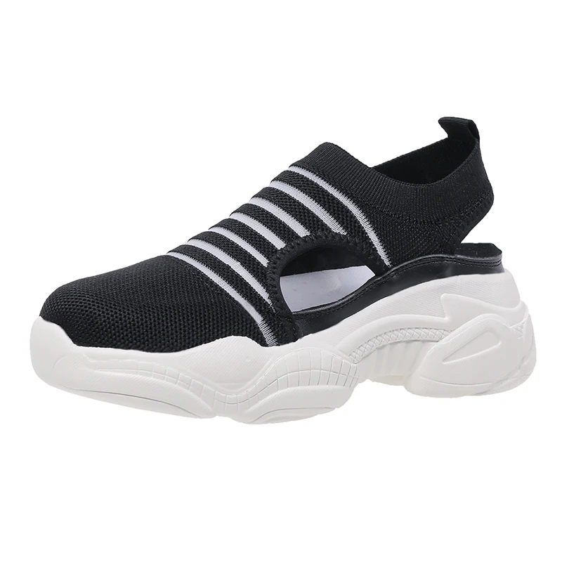 Women's Sports Shoe Air Mesh Hollow Out Breathable Striped 2022 Summer New Popular Fashion Comfy Soft Thick Sole Slip-on Sneaker
Women's Sports Shoe Air Mesh Hollow Out Breathable Striped 2022 Summer New Popular Fashion Comfy Soft Thick Sole Slip-on Sneaker