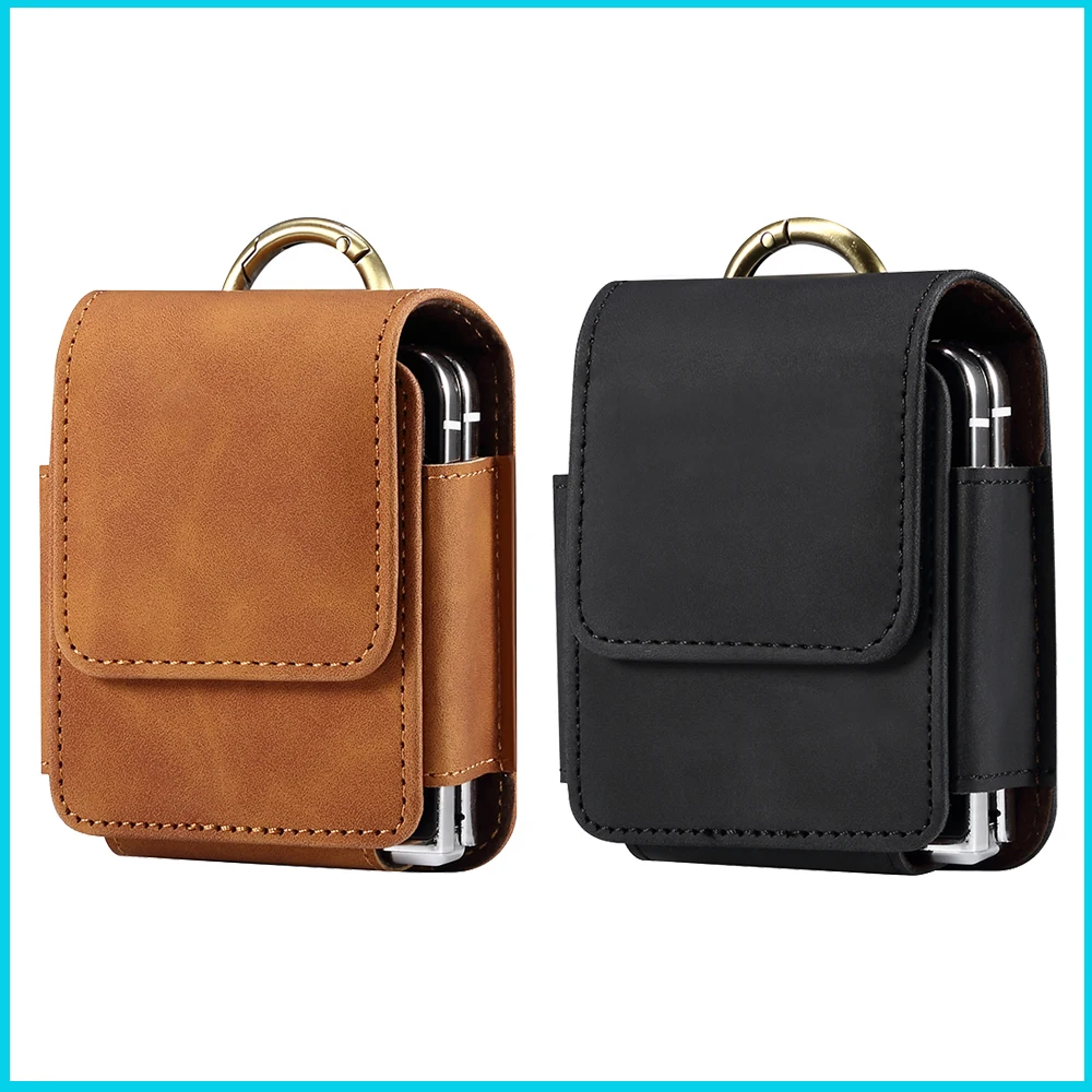 Fashion Leather Case For Samsung Galaxy Z Flip 5 4 3 2 5G F7070 Phone Bag Magnetic Cover Holster Men Luxury Waist Belt Pouch
Fashion Leather Case For Samsung Galaxy Z Flip 5 4 3 2 5G F7070 Phone Bag Magnetic Cover Holster Men Luxury Waist Belt Pouch