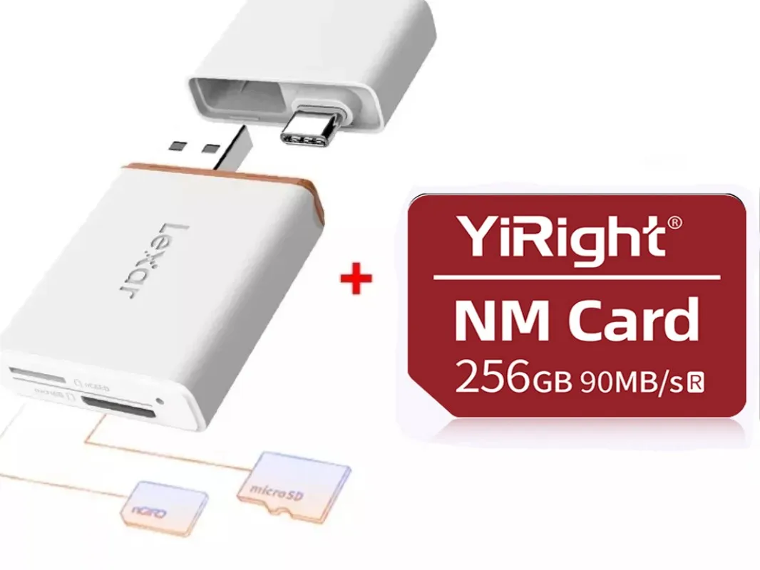 Оригинальная карта памяти Micro SD Nano 64 ГБ 128 256 90 Мб/с Nм для HUAWEI мобильный телефон Y9a