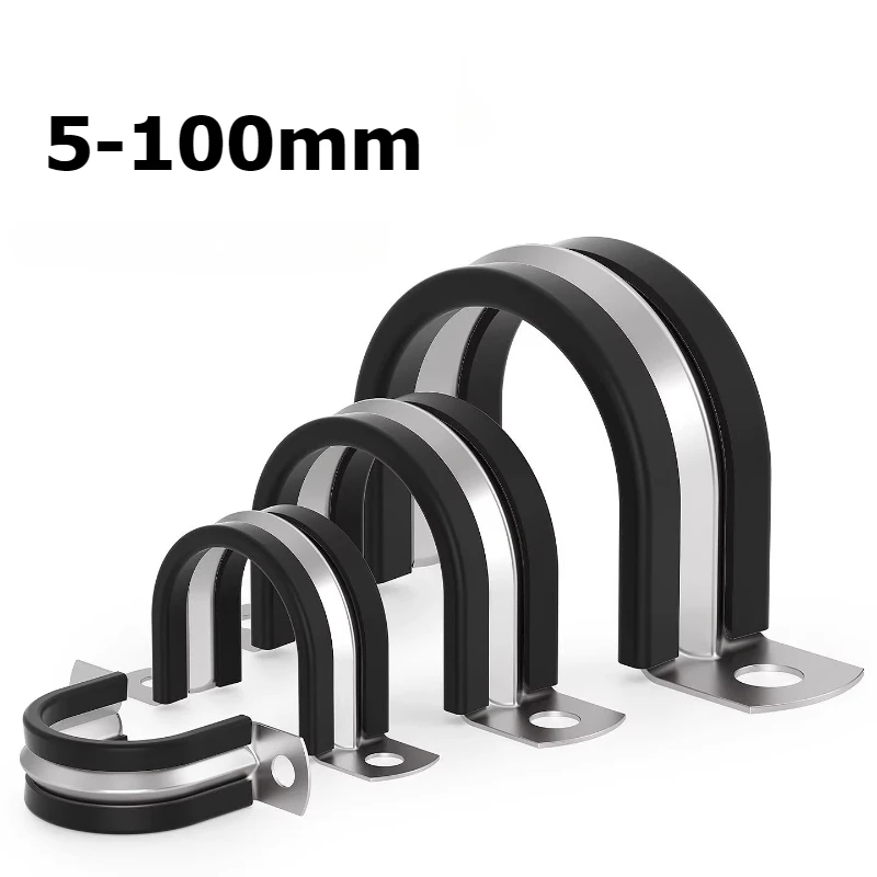 U-образный ремень из нержавеющей стали 304 с резиновой полосой Зажим для верховой езды Зажим для стальной трубы Зажим для труб Фиксированный зажим для горла кабеля Запирающийся
U-образный ремень из нержавеющей стали 304 с резиновой полосой Зажим для верховой езды Зажим для стальной трубы Зажим для труб Фиксированный зажим для горла кабеля Запирающийся