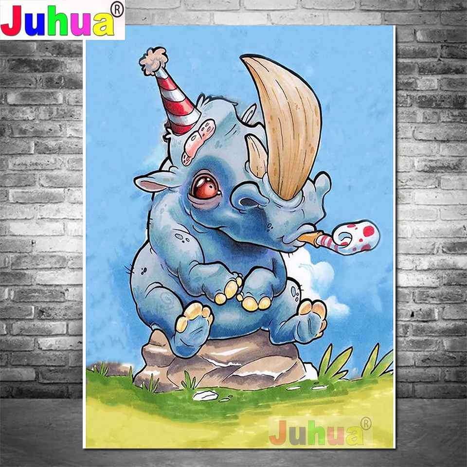 Diamond embroidery Cartoon rhino Funny Animal art 5D DIY diamond Painting Cross Stitch kits Rhinestone Mosaic Diamond Home Decor
Diamond embroidery Cartoon rhino Funny Animal art 5D DIY diamond Painting Cross Stitch kits Rhinestone Mosaic Diamond Home Decor