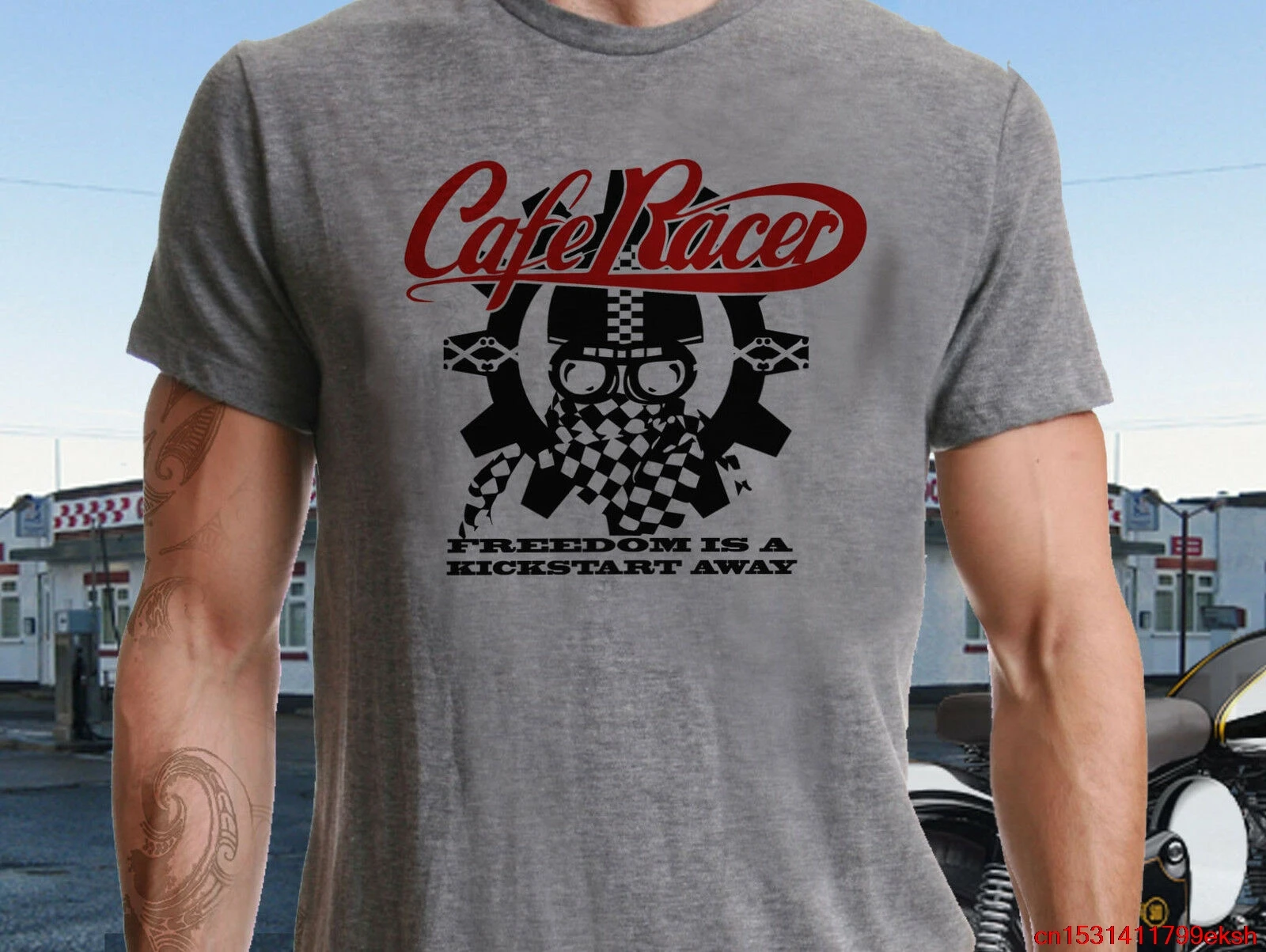 Кафе Racer Freedom... винтажная Классическая футболка, Байкерская мотоциклетная Ретро идеальный подарок
Кафе Racer Freedom... винтажная Классическая футболка, Байкерская мотоциклетная Ретро идеальный подарок