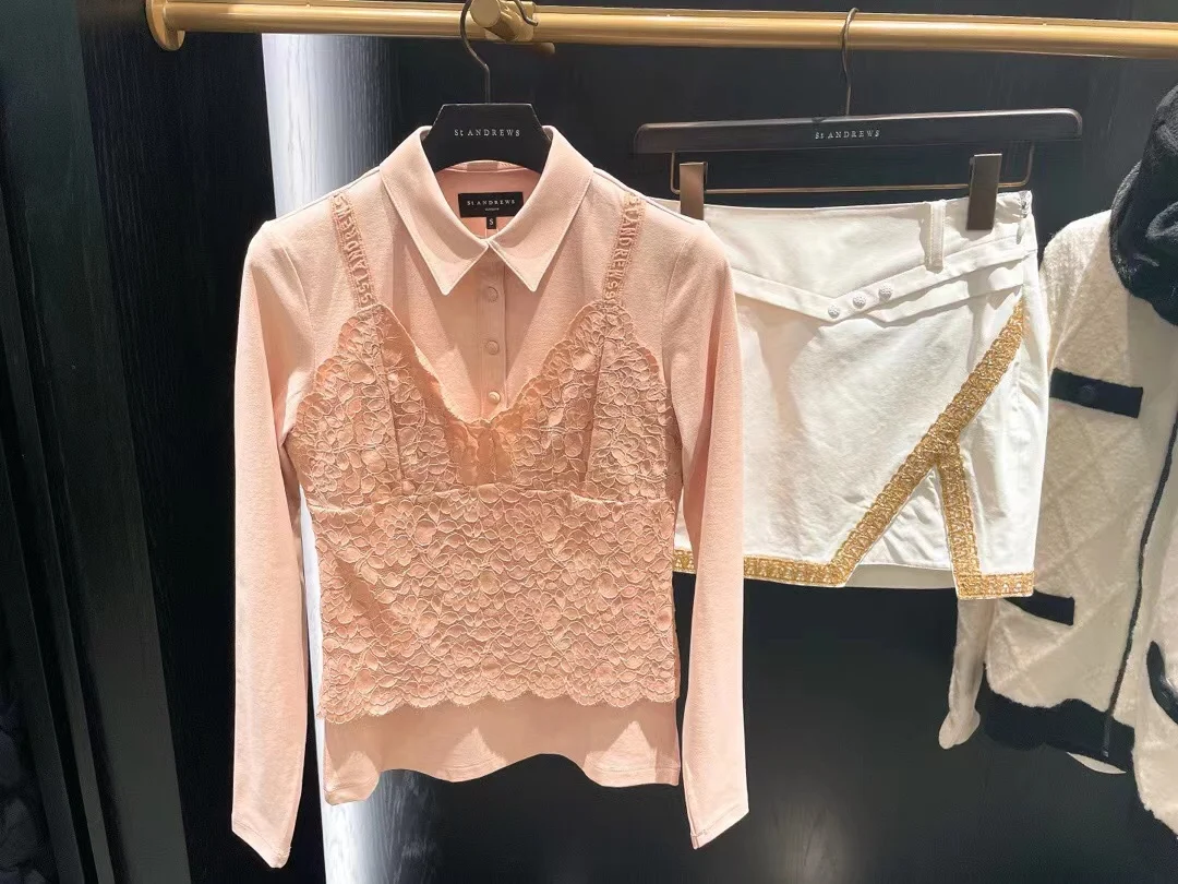 women golf shirts Lace style Long sleeve spring/autumn outdoor sporty fashion polo-shirt
women golf shirts Lace style Long sleeve spring/autumn outdoor sporty fashion polo-shirt
