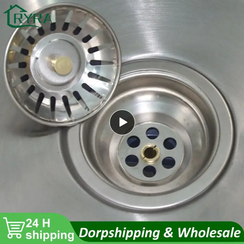 1PCS Stainless Steel Kitchen Sink Strainer Stopper Waste Disposer Plug Filter Bathroom Hair Catcher Strainers Kitchen 
1PCS Stainless Steel Kitchen Sink Strainer Stopper Waste Disposer Plug Filter Bathroom Hair Catcher Strainers Kitchen