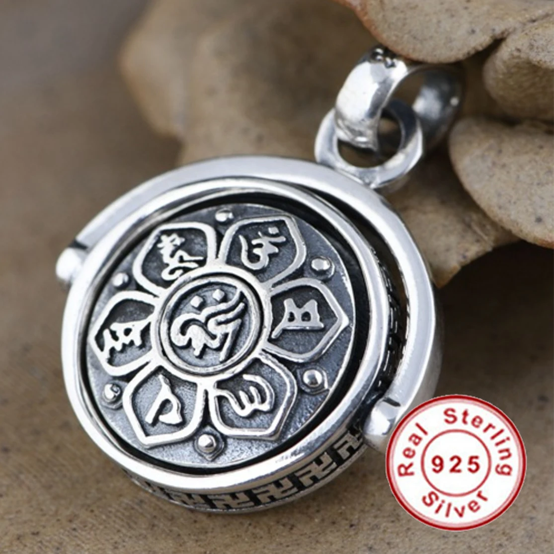 Weight 10.4g With Swastika Symbol Sterling Silver 925 Pendant Spinner Rotatable Pendants For Anxious Accessories Jewelry
Weight 10.4g With Swastika Symbol Sterling Silver 925 Pendant Spinner Rotatable Pendants For Anxious Accessories Jewelry