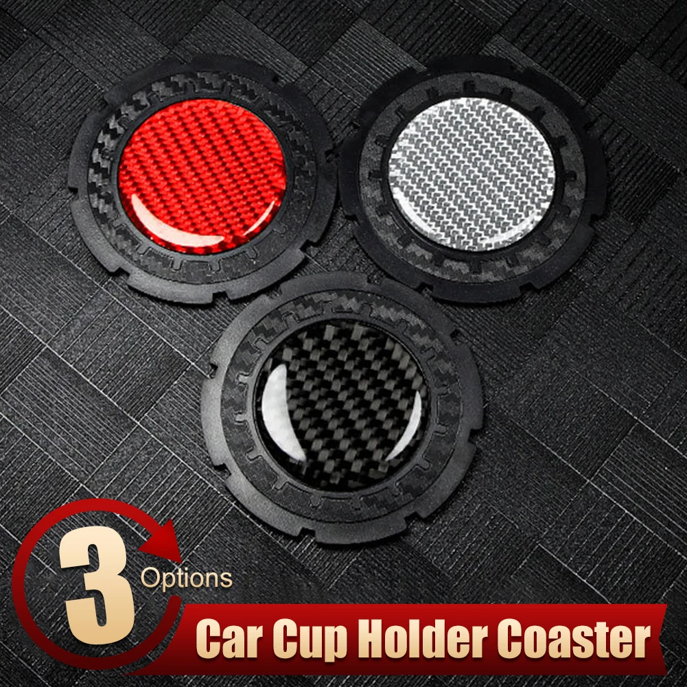 1Pair Car Cup Coaster TPU Hard Plastic Cup Holder Coaster Carbon Fiber Flexible Anti-Slip Pad Waterproof Interior Accessories
1Pair Car Cup Coaster TPU Hard Plastic Cup Holder Coaster Carbon Fiber Flexible Anti-Slip Pad Waterproof Interior Accessories
