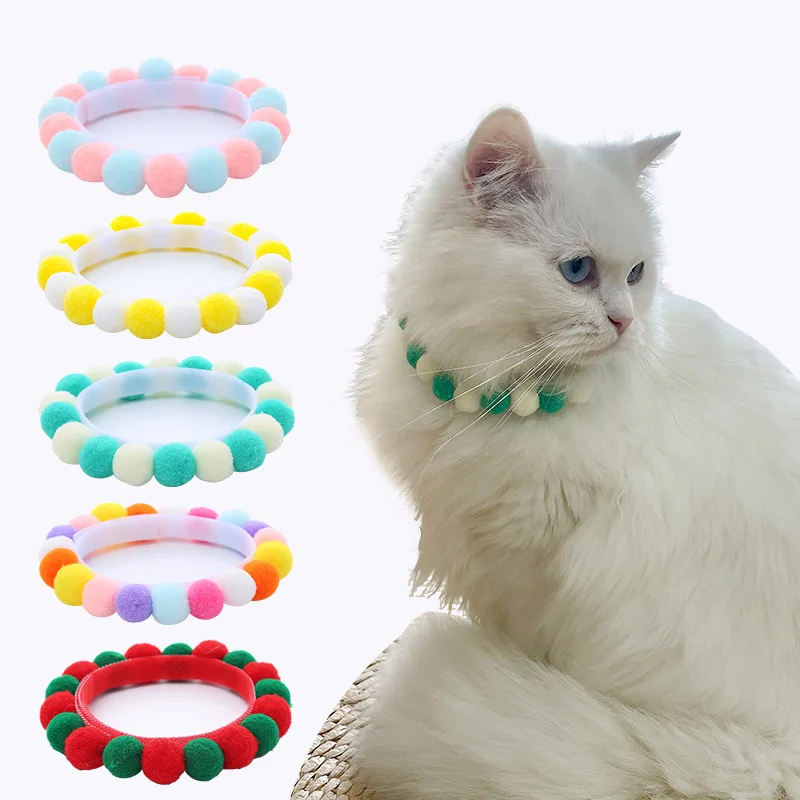 Cat Collar Seven Colorful Ball Christmas Cat Collar Macaron Mixed Colorful Ball Ball Collar Scarf Cat Accessories Jewelry
Cat Collar Seven Colorful Ball Christmas Cat Collar Macaron Mixed Colorful Ball Ball Collar Scarf Cat Accessories Jewelry