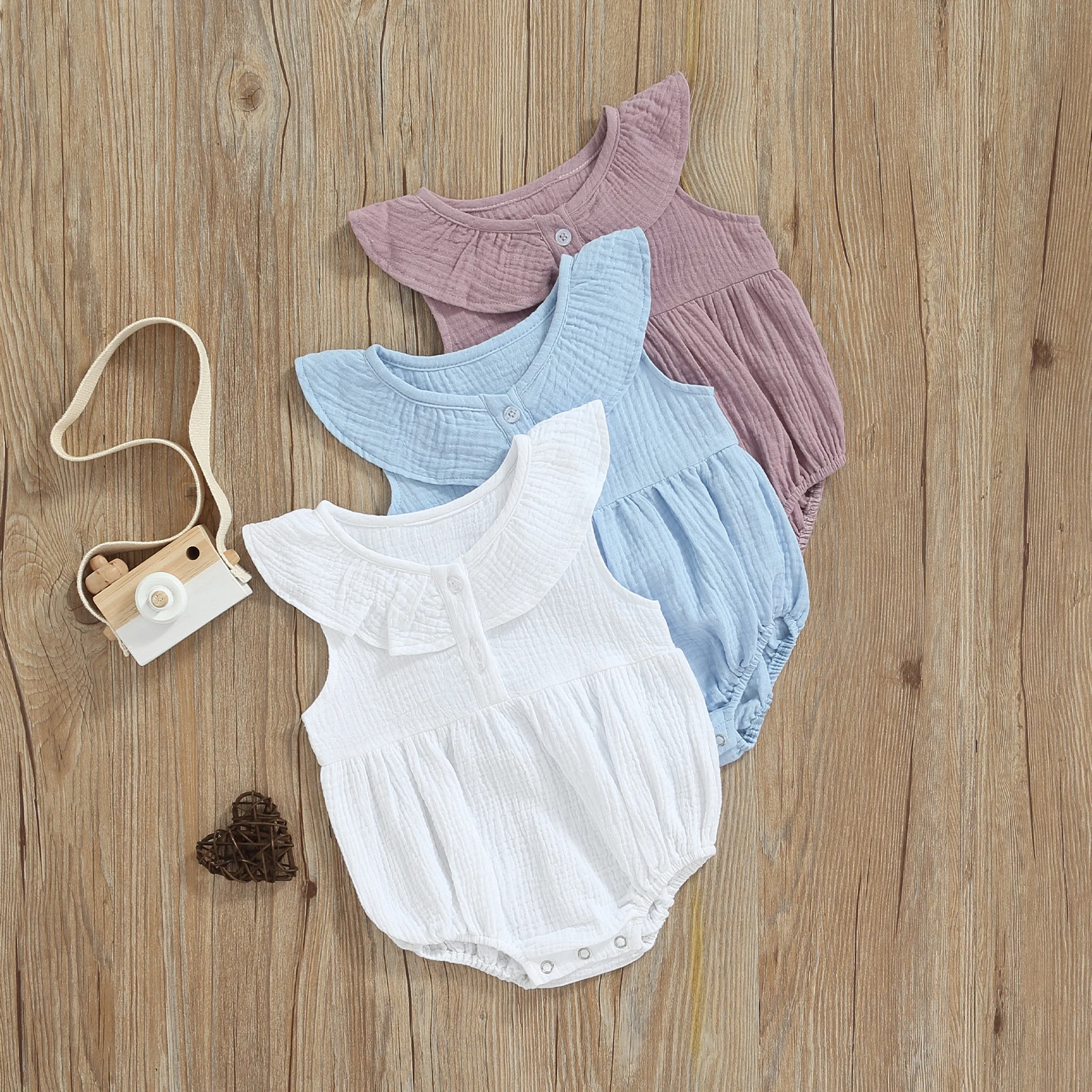 2022-03-10 Lioraitiin 0-24M Newborn Infant Baby Girl Bodysuit Sleeveless Solid O-Neck Jumpsuit
2022-03-10 Lioraitiin 0-24M Newborn Infant Baby Girl Bodysuit Sleeveless Solid O-Neck Jumpsuit