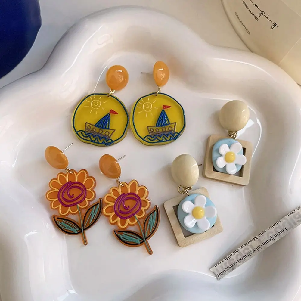 Korean Fashion Small Fresh Natural Style Earrings Fresh Simple Flower Earrings Personality Temperament Female Fashion Jewelry
Korean Fashion Small Fresh Natural Style Earrings Fresh Simple Flower Earrings Personality Temperament Female Fashion Jewelry