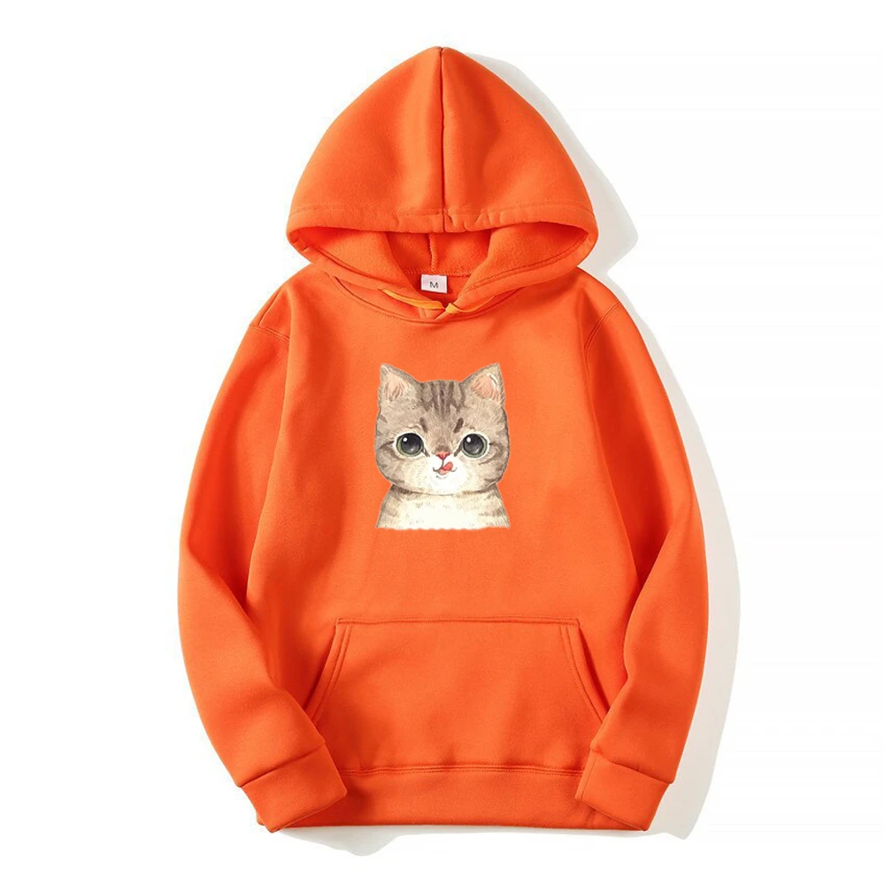 Women's Printed Kitten Cartoon Pullover Sweatshirt Hoodie Fashion Autumn Spring 2023 New Casual Wear Unisex Hooded Sweatshirt
Women's Printed Kitten Cartoon Pullover Sweatshirt Hoodie Fashion Autumn Spring 2023 New Casual Wear Unisex Hooded Sweatshirt