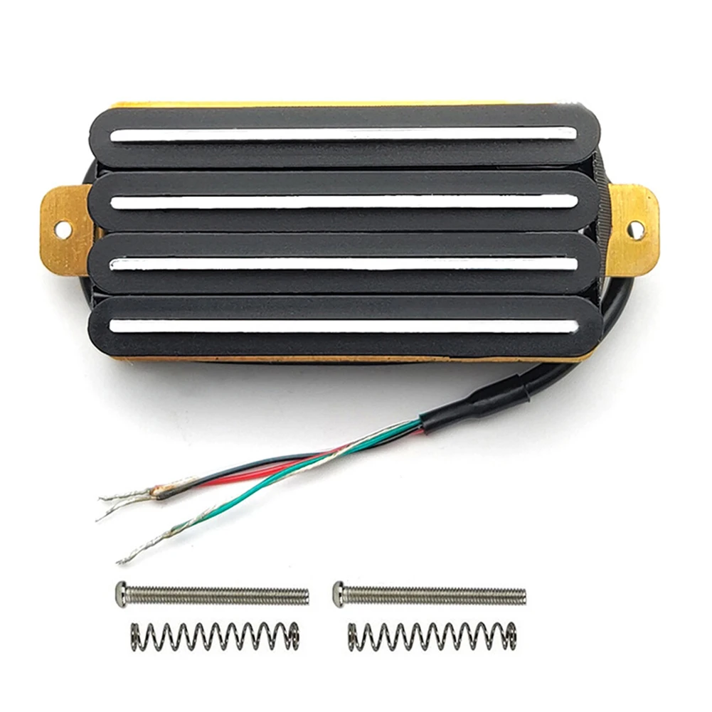 4 Wire Four Coils Pickup 2 Dual Blades Humbucker Pickup For ST TL LP Electric Guitar Bridge Pickup Accessory W/ Connecting Wires
4 Wire Four Coils Pickup 2 Dual Blades Humbucker Pickup For ST TL LP Electric Guitar Bridge Pickup Accessory W/ Connecting Wires