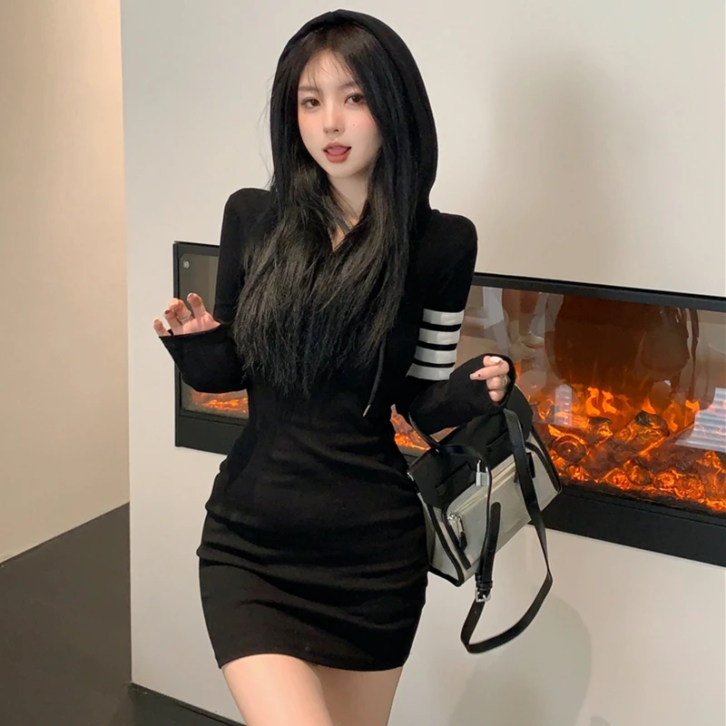 Dress Y2k Mini Dresses For Women 2021 Clothing New Fall Sexy Korean Fashion Clothes For Womens Gothic Kawaii Hoodies Long Sleeve
Dress Y2k Mini Dresses For Women 2021 Clothing New Fall Sexy Korean Fashion Clothes For Womens Gothic Kawaii Hoodies Long Sleeve