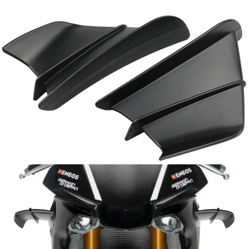 Мотоциклетные крылья, аэродинамический Комплект крыльев, спойлер для Yamaha Suzuki Kawasaki Honda H2/H2R, аксессуары для скутеров и мотоциклов
Мотоциклетные крылья, аэродинамический Комплект крыльев, спойлер для Yamaha Suzuki Kawasaki Honda H2/H2R, аксессуары для скутеров и мотоциклов