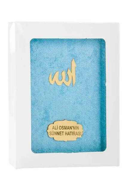 IQRAH Velvet Lined Yasin Book-Bag Size-İsme Special Plate Boxed-Blue Color-Islamic Religious gifts
IQRAH Velvet Lined Yasin Book-Bag Size-İsme Special Plate Boxed-Blue Color-Islamic Religious gifts