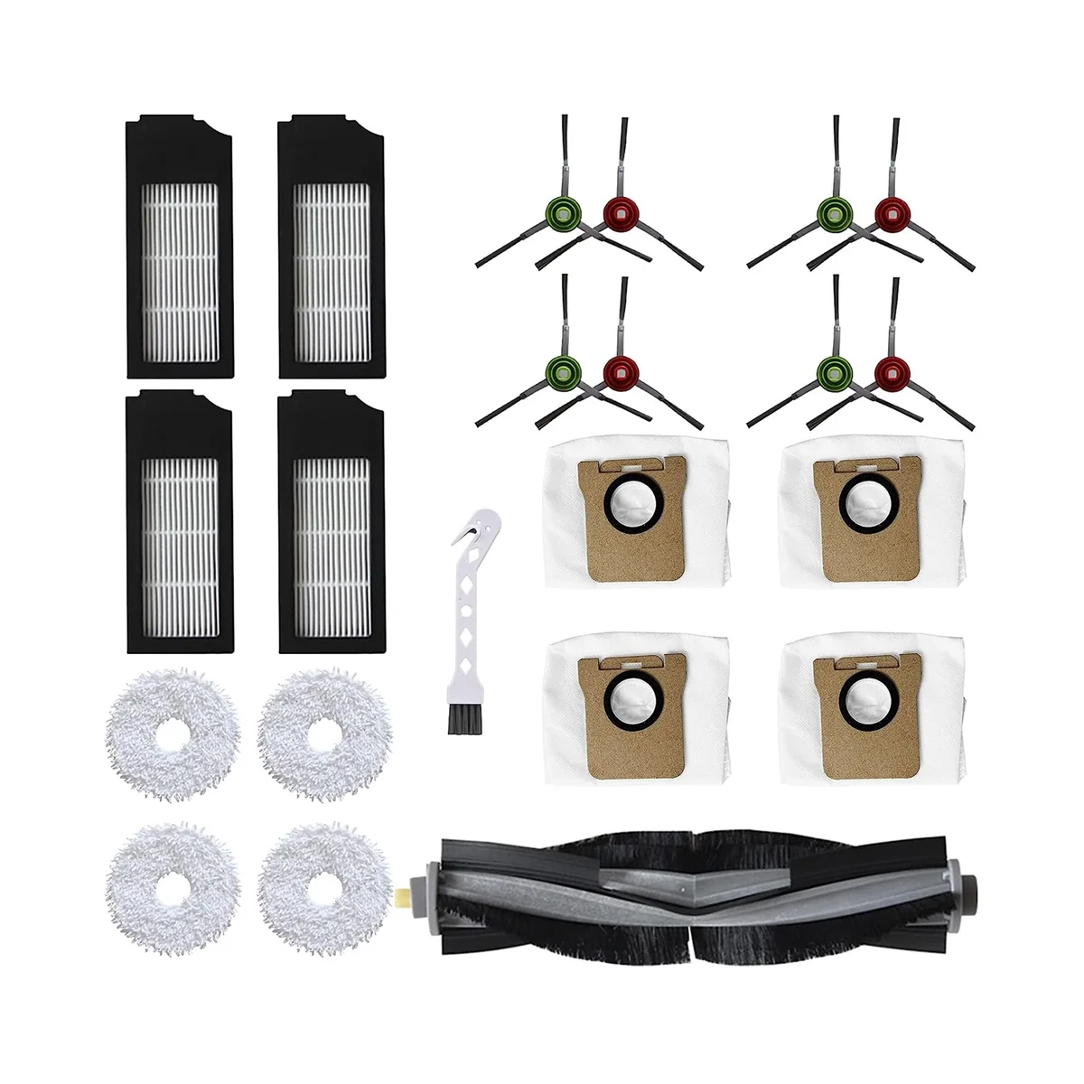 Accessories for DEEBOT X1 OMNI X1 TURBO Robtic Vacum Roller Brush Side Brushes Filters 
Accessories for DEEBOT X1 OMNI X1 TURBO Robtic Vacum Roller Brush Side Brushes Filters