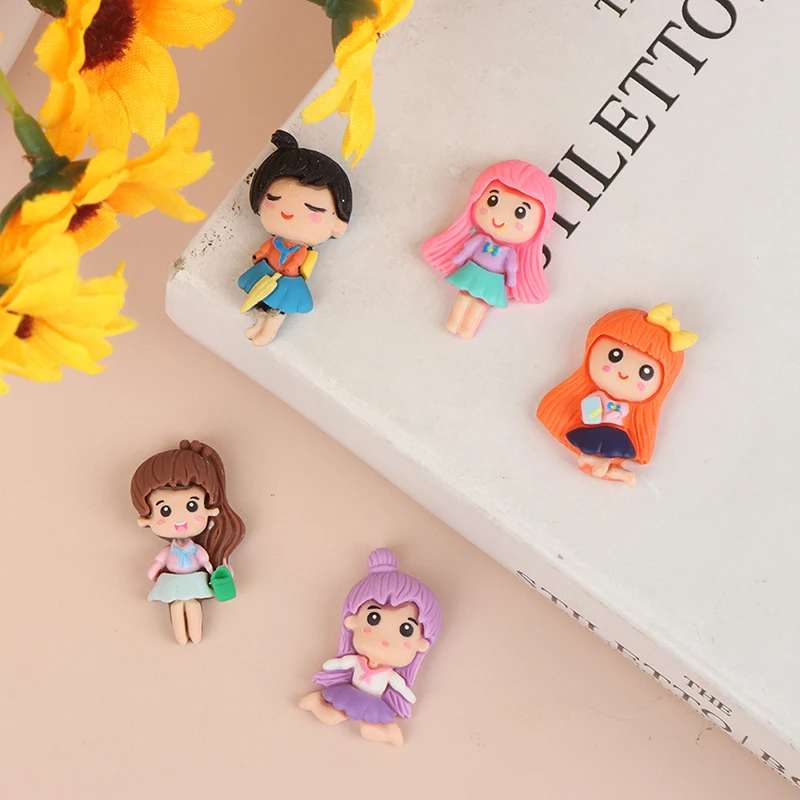 10Pcs Kawaii Girl Flatback Resin Cabochon Jewelry Making Accessories DIY Phone Decoration Hair Bows Center Scrapbooking Craft
10Pcs Kawaii Girl Flatback Resin Cabochon Jewelry Making Accessories DIY Phone Decoration Hair Bows Center Scrapbooking Craft