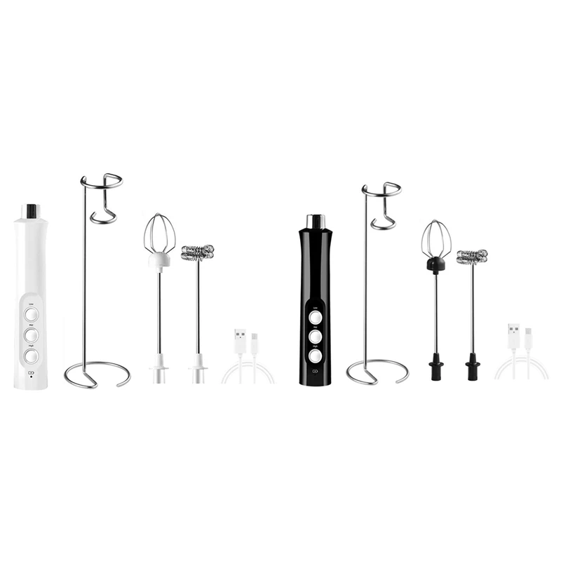 USB Electric Milk Frother 3 Speeds Cappuccino Coffee Foamer 3 Whisk Handheld Egg Beater Hot Chocolate Latte Drink
USB Electric Milk Frother 3 Speeds Cappuccino Coffee Foamer 3 Whisk Handheld Egg Beater Hot Chocolate Latte Drink