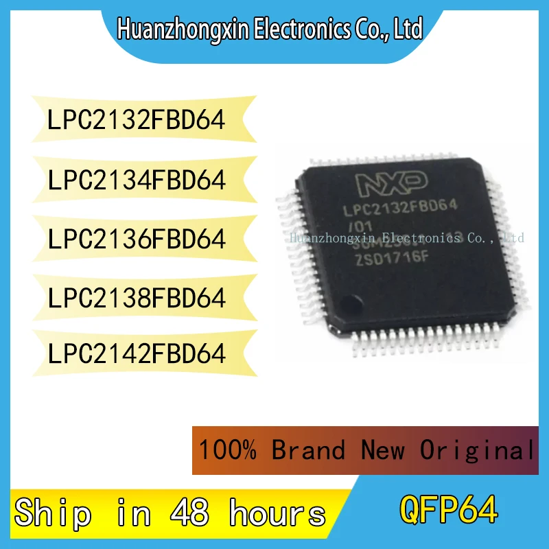 LPC2132FBD64 LPC2134FBD64 LPC2136FBD64 LPC2138FBD64 LPC2142FBD64 MCU Chip QFP64 Integrated Circuit Microcontroller 
LPC2132FBD64 LPC2134FBD64 LPC2136FBD64 LPC2138FBD64 LPC2142FBD64 MCU Chip QFP64 Integrated Circuit Microcontroller
