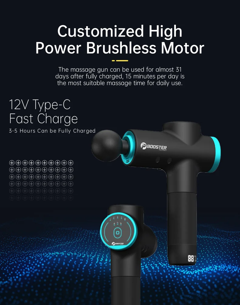 Type-C BOOSTER M2-12V LCD Display Massage Gun Professional Deep Muscle Massager Pain Relief Body Relaxation Fascial Gun Fitness
Type-C BOOSTER M2-12V LCD Display Massage Gun Professional Deep Muscle Massager Pain Relief Body Relaxation Fascial Gun Fitness
