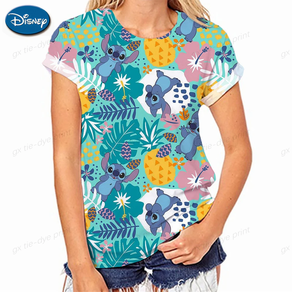 Harajuku Women Oversized T-Shirt Disney Stitch Print Short Sleeved Girl's T-shirt Loose Summer Retro Style Couple Shirt Tops
Harajuku Women Oversized T-Shirt Disney Stitch Print Short Sleeved Girl's T-shirt Loose Summer Retro Style Couple Shirt Tops