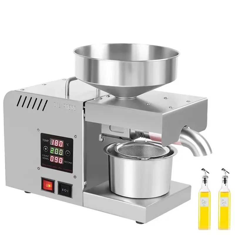Stainless Steel Oil Press Machine Commercial Home Oil Extractor Expeller Presser Hot and Cold Oil Extraction Machine
Stainless Steel Oil Press Machine Commercial Home Oil Extractor Expeller Presser Hot and Cold Oil Extraction Machine