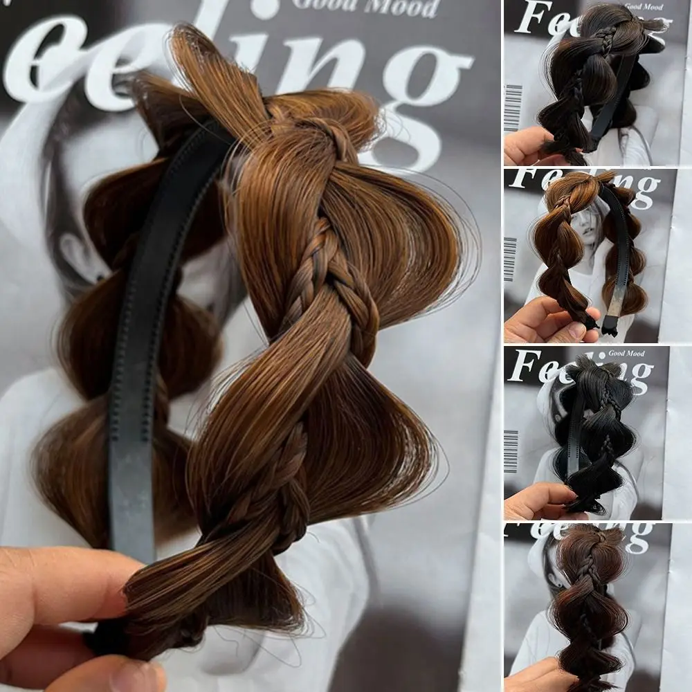 

Головные уборы аксессуары ручной работы в стиле ретро широкие косички рыбьей косы коса головные обручи повязки для волос