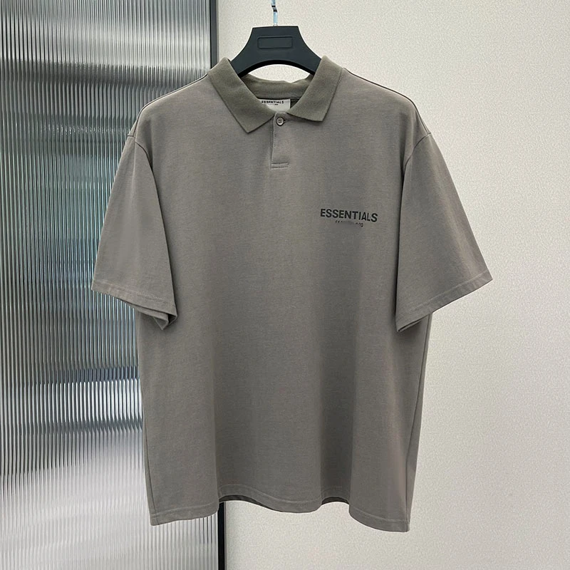 ESSENTIALS POLO Shirt Oversize Cotton Reflective Men Women 1:1 Essentials T-Shirt
ESSENTIALS POLO Shirt Oversize Cotton Reflective Men Women 1:1 Essentials T-Shirt