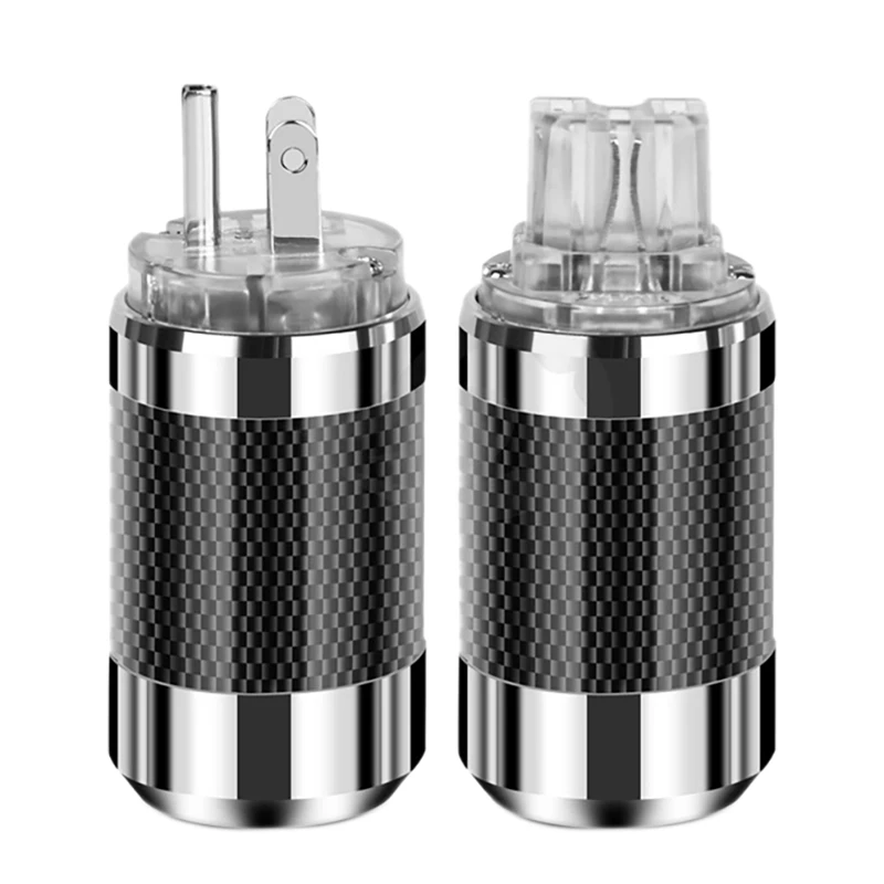 US Plug Male Female Audio Jack Hifi Audio Speaker Power Connector Carbon Fiber Metal Cable Adapter 1 Set
US Plug Male Female Audio Jack Hifi Audio Speaker Power Connector Carbon Fiber Metal Cable Adapter 1 Set