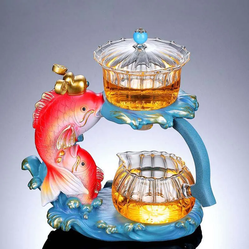 Новое поступление, креативный Магнитный чайник BOZZH в виде рыбы, стеклянный зеркальный чайник для изготовления чая, бытовой чайный набор для заваривания
Новое поступление, креативный Магнитный чайник BOZZH в виде рыбы, стеклянный зеркальный чайник для изготовления чая, бытовой чайный набор для заваривания