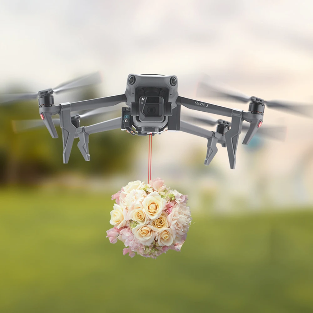 For DJI Mavic 3 Drone EWB9144 Airdrop System Fishing Bait Wedding Ring Gift Payload Delivery Parabolic Thrower Accessories Grey
For DJI Mavic 3 Drone EWB9144 Airdrop System Fishing Bait Wedding Ring Gift Payload Delivery Parabolic Thrower Accessories Grey