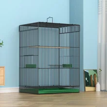 Quail Black Bird Cage Canary Perches Animal Parrot Cat Breeding Box Bird Cage Chinchilla Gabbia Per Uccelli Cage Decoration