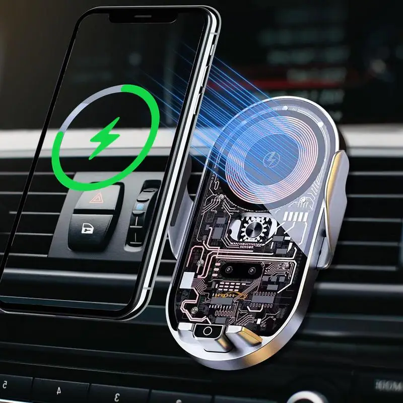 Автоматическая Зажимная подставка для быстрой зарядки телефона 15 Вт автомобильное зарядное устройство для крепления на вентиляционное отверстие Быстрая зарядка электрическое зарядное устройство для телефона 
Автоматическая Зажимная подставка для быстрой зарядки телефона 15 Вт автомобильное зарядное устройство для крепления на вентиляционное отверстие Быстрая зарядка электрическое зарядное устройство для телефона