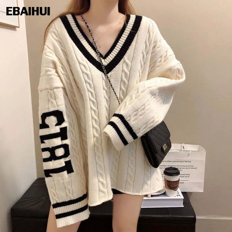 DAYIFUN Women Cardigan V-neck Striped Loose Oversized Cardigan for Ladies Winter Cardigans Woman with Long Sleeve Twist Knit
DAYIFUN Women Cardigan V-neck Striped Loose Oversized Cardigan for Ladies Winter Cardigans Woman with Long Sleeve Twist Knit