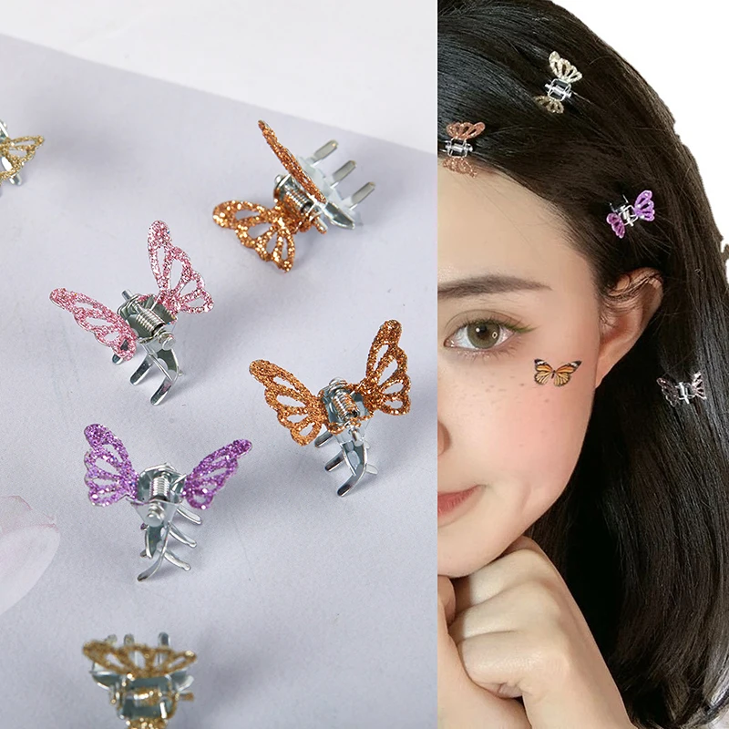 2Pcs Women Girls Cute Butterfly Shape Small Hair Claws Ponytail Sweet Decorate Hair Clips Hairpins Fashion Hair Accessories
2Pcs Women Girls Cute Butterfly Shape Small Hair Claws Ponytail Sweet Decorate Hair Clips Hairpins Fashion Hair Accessories