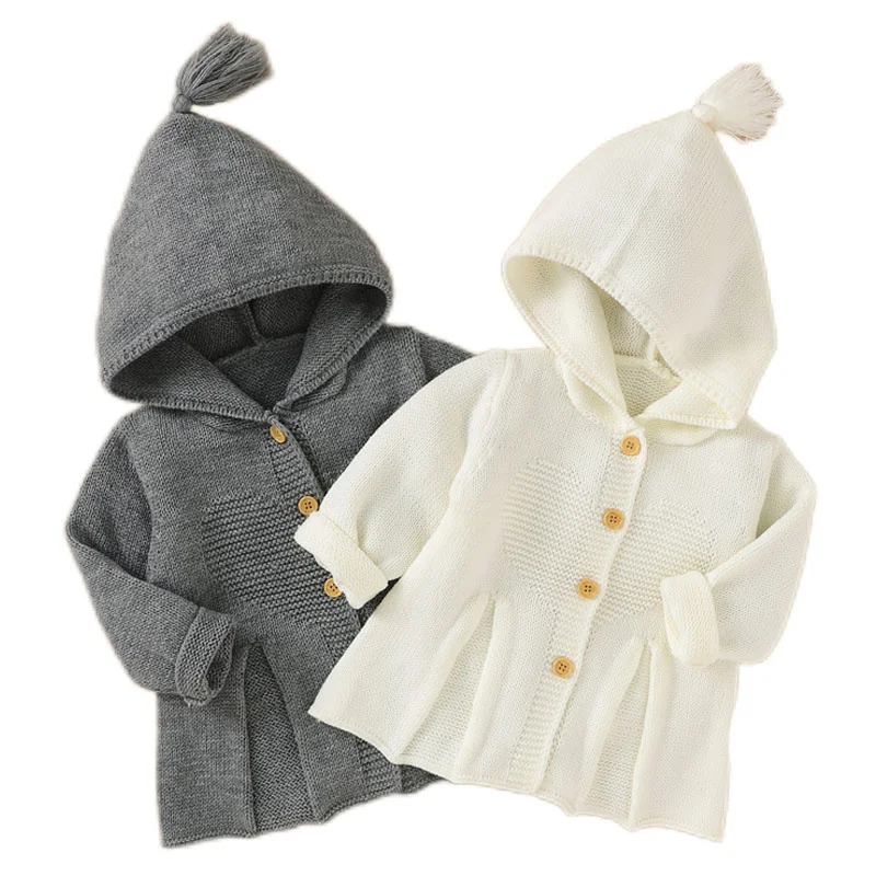 Baby Sweater Baby Boy Girl Clothes Hooded Long Sleeves Infant Knitted Cardigan Coat Kid Toddler Knitwear Autumn Winter Clothing
Baby Sweater Baby Boy Girl Clothes Hooded Long Sleeves Infant Knitted Cardigan Coat Kid Toddler Knitwear Autumn Winter Clothing